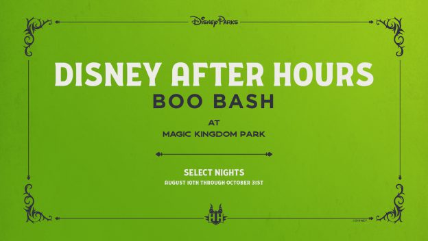 Le nouveau thème d’Halloween «Disney After Hours BOO BASH» arrive au Magic Kingdom Park cet automne!