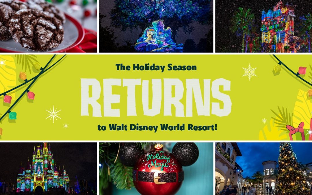 Le temps des Fêtes revient au Walt Disney World Resort !