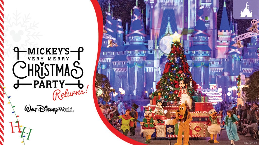 Mickey’s Very Merry Christmas Party de retour à Walt Disney World !