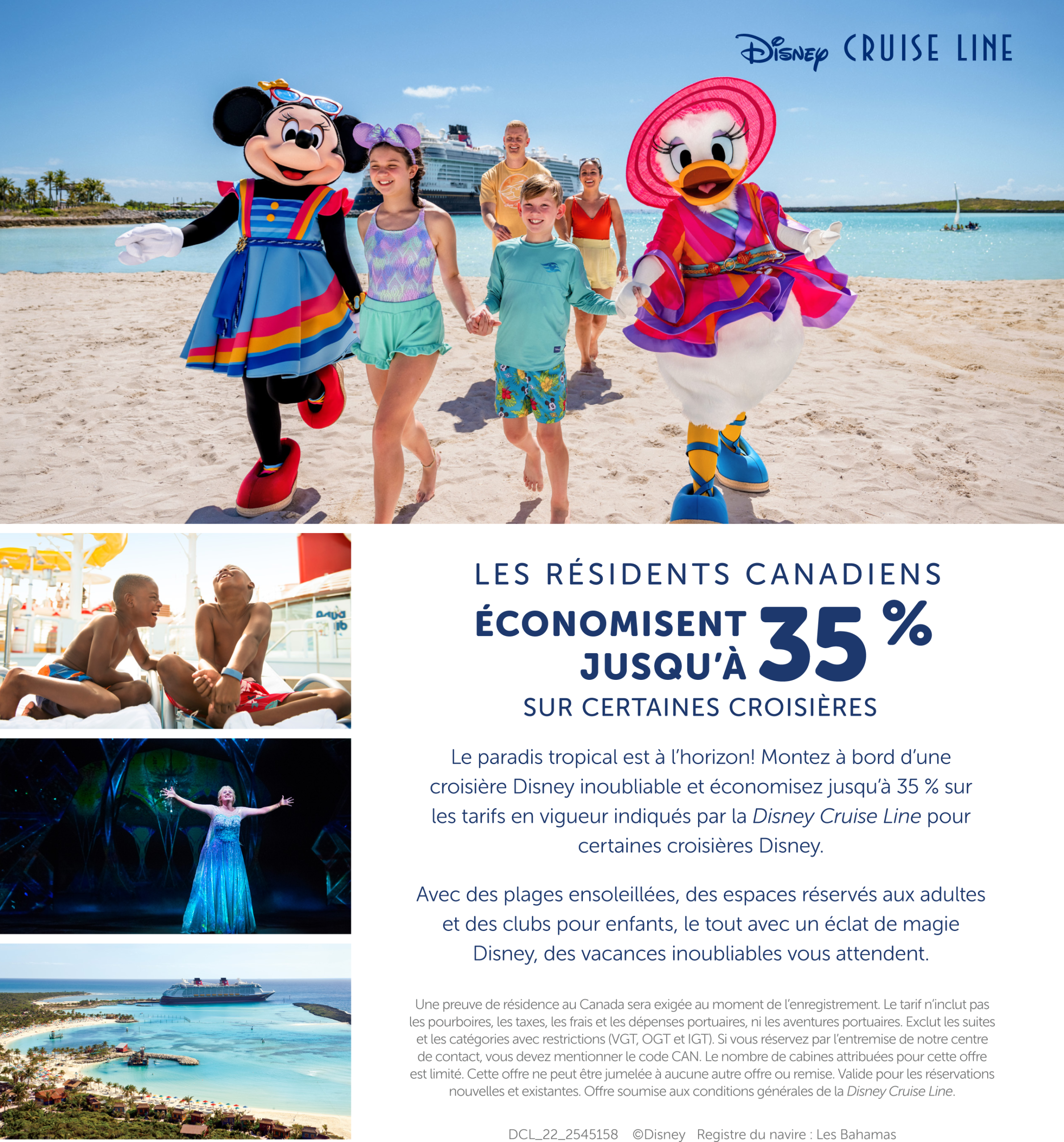 DCL_35Rabais Residents canadiens Disney Cruise Line